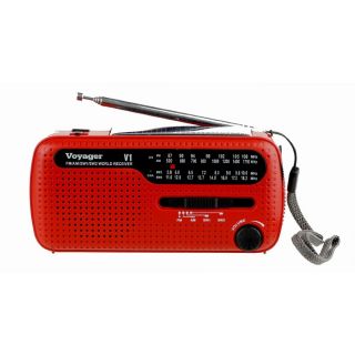 Voyager V1 Solar Crank Emergency Radio with Am FM and Shortwave