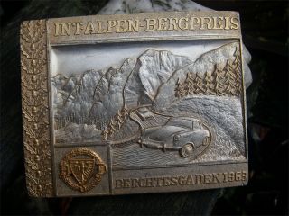 PORSCHE 356 ALPEN BERGPREIS BERCHTESGADEN Badge  HILL CLIMB ROSSFELD