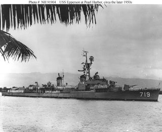USS EPPERSON DD 719 WESTPAC DEPLOYMENT CRUISE BOOK YEAR LOG 1970