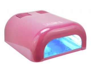  Acrylic Gel Salon Curing Light Timer Dryer Spa Equipment Pink