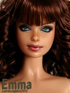 emma stone portrait doll inspired by the actress emma stone created