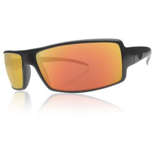 Electric Sunglasses EC DC Matte Black with Grey Fire Chrome Lens New
