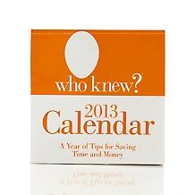 who knew 2013 calendar with 365 days of amazing tips price $ 9 95 $ 12