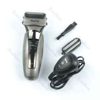 Rechargeable Electric Mens Head Reciprocating Shaver Double Edge Razor