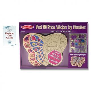  Peel & Press Sticker by Number   Butterfly Treasure Box