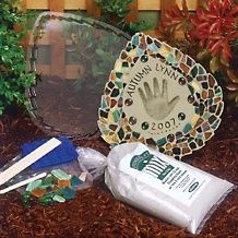 Mosaic Turtle Stepping Stone Mix and Mold Kit for Kids
