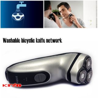 Triple 3 Head Electric Washable Rechargeable cordless Shaver