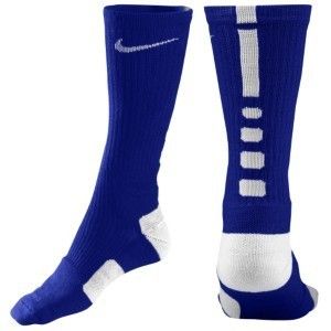 Nike Elite Basketball Crew Socks Size Medium M Concord Blue White 6 8