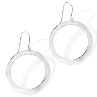 Jewelry Earrings Hoop Sterling Silver Circle Drop Earrings