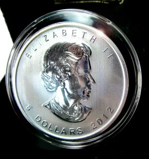  oz Fine Silver 9999 Maple Leaf Coin 5 Dollar Uncirculated