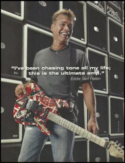 Eddie Van Halen Peavey EVH 5150 III Guitar Amps Ad 8x11 Advertisment