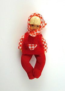 New Vintage Dolls House Miniature People Erna Meyer Doll Baby 27