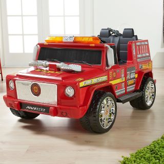  Ride On Toys Big Wheels & Pedal Cars Avigo 12 Volt Ride On Fire Engine
