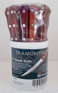 Tramontina 5 Steak Knife Lot of 24 Knives 80019 403