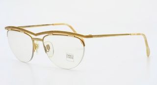  Shimmering Golden Bar Glasses for Ladies by Enrico COVERI M9K