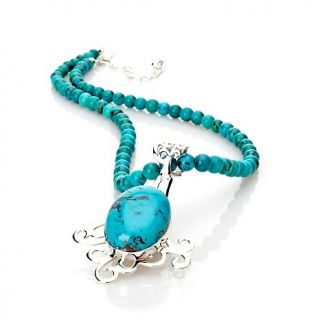 Jay King Anhui Turquoise Sterling Silver 18 Necklace