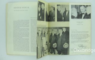 Meyer Weisgal Biography Burden Glory Weizmann Jewish 1964 Book Hard to
