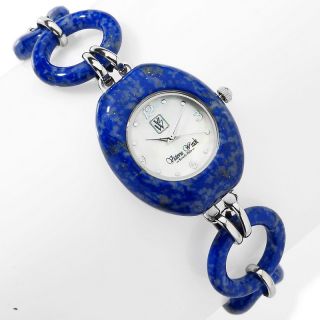 carved opaque gemstone link bracelet watch rating 48 $ 23 98 s h