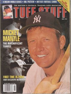  Tuff Stuff November 1995 Mickey Mantle Cover