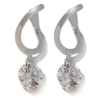  4ct absolute 8mm round euro drop earrings rating 26 $ 39 95 s h $ 5 95
