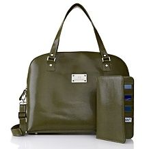 joy mangano madison avenue handbag with travel wallet $ 27 95