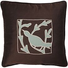 pillow spa green $ 18 95 $ 21 95 18 x 18 abstract leaf pillow cream