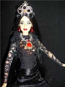 Countess Elizabeth Báthory ~ Bathory barbie doll ooak Hungarian