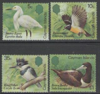 cayman islands sg592 5 1984 birds a fine unmounted mint set of stamps