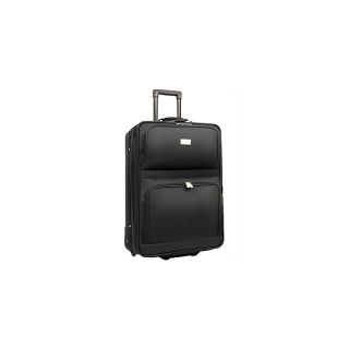 Travelers Choice Voyager 21 Expandable Wheeled Upright in Black at