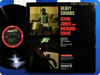 Elvin Jones NM Wax Richard Davis Heavy Sounds as 9160 Jazz LP C835