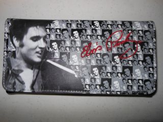 Elvis Presley Wallet Checkbook Holder New Officially Licensed