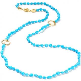  Foutz Heritage Gems Sleeping Beauty Turquoise Vermeil 36 Necklace