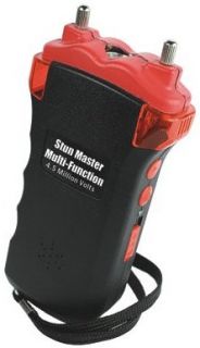  Stun Gun w/ Disable Pin LED Flashlight Siren Red Flashing Light
