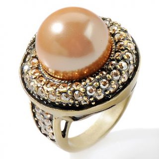 Jewelry Rings Fashion Heidi Daus Chic Setting Simulated Pearl