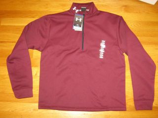 Under Armour Cold Gear L s Training Loose Fit Sweatshirt Small Maroon