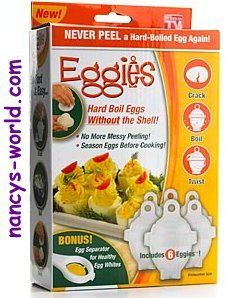Eggies Hard Boil Egg Cooker System as Seen on TV New in Box N R