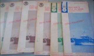 Charts Sandy Hook to Little Egg Harbor New Jersey 1966 82