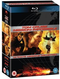 New Ultimate Mission Impossible Trilogy DVD Blu Ray Set