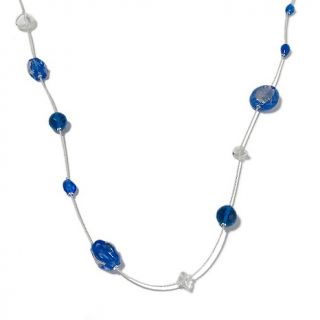  murano by manuela blue glass bead 54 necklace rating 3 $ 59 47 s h
