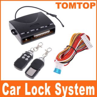 Car Remote Central Lock Kit Locking Keyless Entry System with Remote