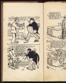Scarce Orig Vintage 1907 Outbursts of Everett True Hardback Comic