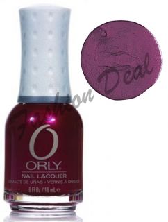 New Orly Merlot Mist Nail Colour Lacquer High Gloss Full Size 0 6 oz