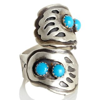 Jewelry Rings Gemstone Chaco Canyon Southwest Bear Paw Sterling