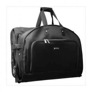 Wally Bags® 52 Tri Fold Garment Bag with Leather Handles