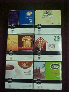 Keurig Coffee Combo Collection 6 Flavors K Cups 104 Total Cups Variety