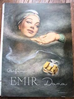 1948 Emir by Dana Perfume Color Art Ad