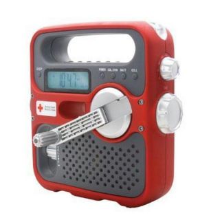 Eton Corp ARCFR360WXR Red Cross FR360 Solarlink Self Powered Am FM