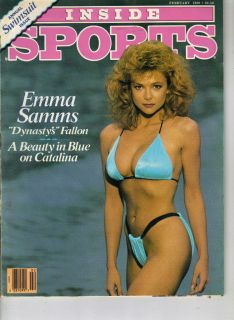 Emma Samms Inside Sports Magazine 2 88 Swimsuit