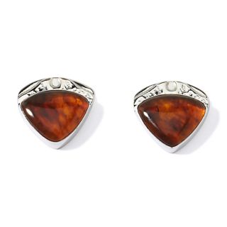 Mine Finds by Jay King Jay King Russian Amber Sterling Silver Earrings