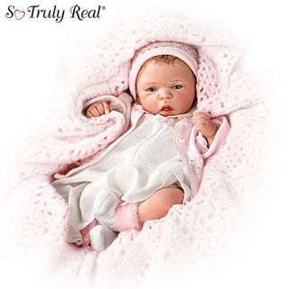 Ashton Drake Precious Petites Precious Phoebe Realistic Baby Doll So